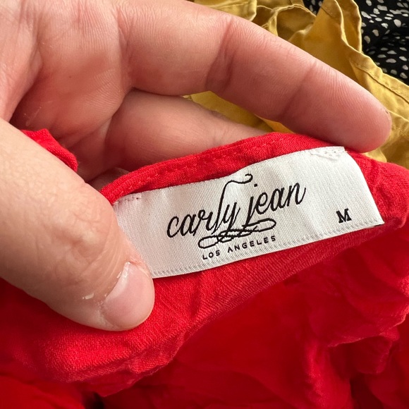 Carly Jean Los Angeles Vibrant Red Maxi Dress - Picture 2 of 6